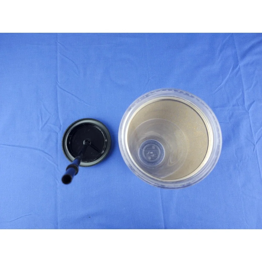 Starbucks Las Vegas Cold Cup You Are Here City‎ Series Gold Glitter Sparkle 24oz
